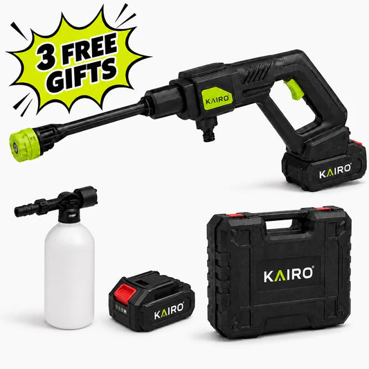 KAIRO™ Cordless Pressure Washer — Quick Cleanup. No All-Day Setup.