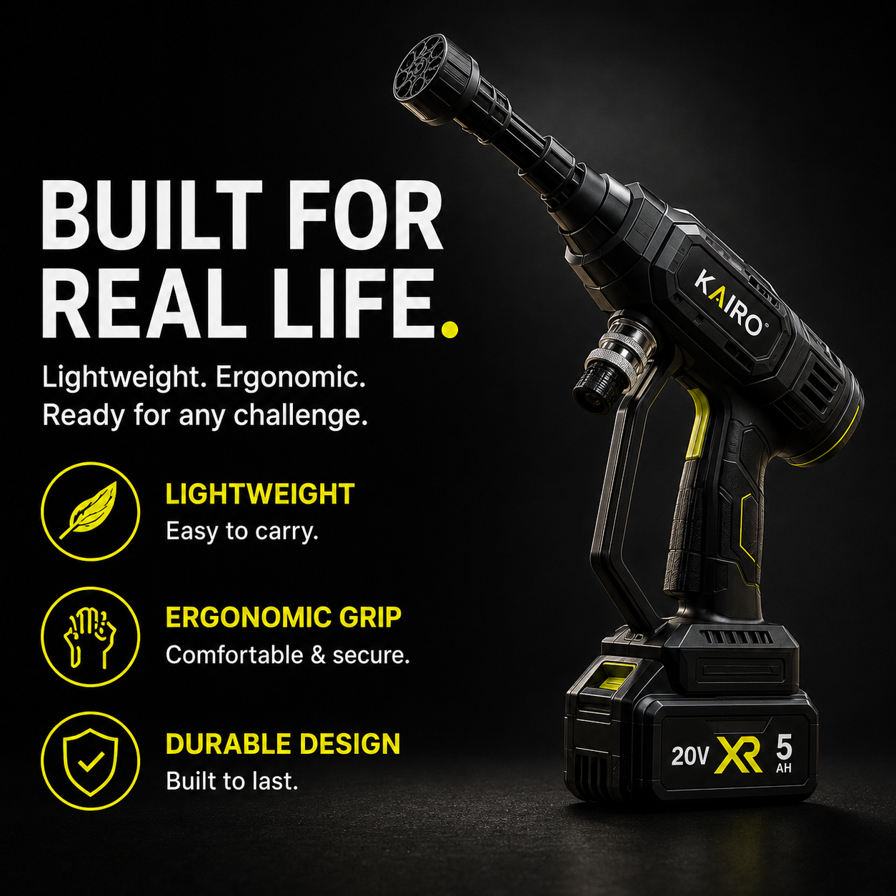 KAIRO™ The Cordless Cleaning System Built For Real Life.